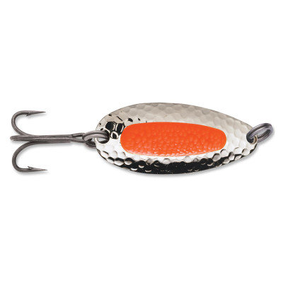 Blue Fox Pixee Spoon Nickel-Fluorescent Orange