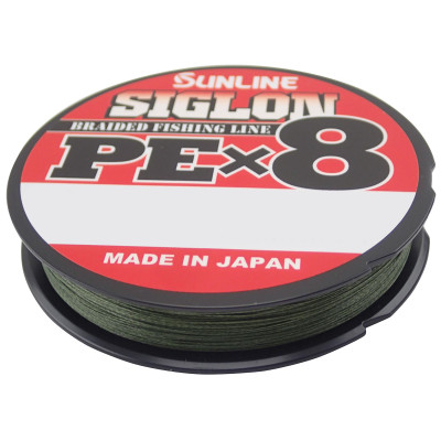 Sunline Siglon PEx8 Braided Fishing Line (Color: White / 100lbs)