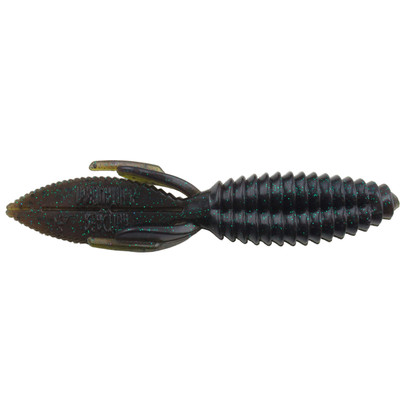 Reaction Innovations Sweet Beaver Soft Plastic Creature Bait 4.2 10-Pack - OS - Black