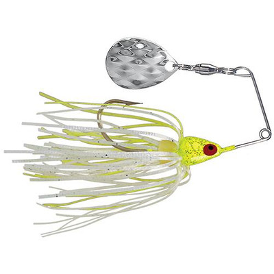 Strike King Mini-King Spinnerbait - Chartreuse White