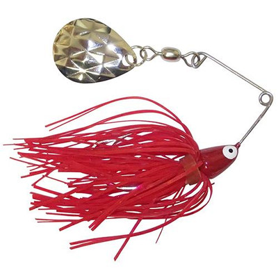 Strike King Mini-King Spinnerbait Red-Red