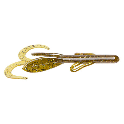 Zoom Bait Baby Brush Hog Fishing Lure - 4 inch Soft Creature Bait for Bass  - متعدد الاستخدامات ومشرب بالملح