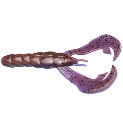 Strike King Rage Tail Craw Green Pumpkin Purple & Gold