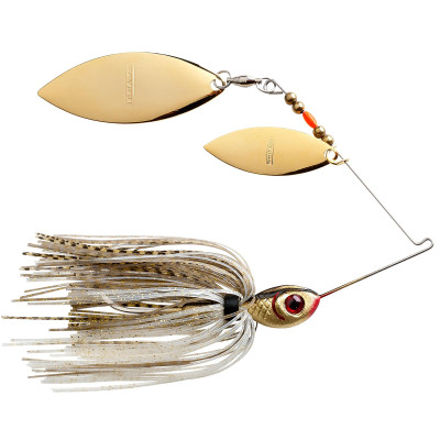 Booyah Baits Double Willow Blade Spinnerbait Gold Shad-Gold Shiner