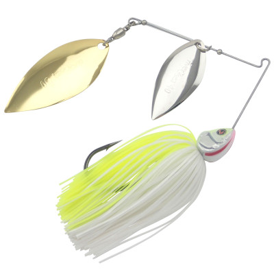 River2Sea Ish Monroe Bling Double Willow Spinnerbait Lemonade Twist