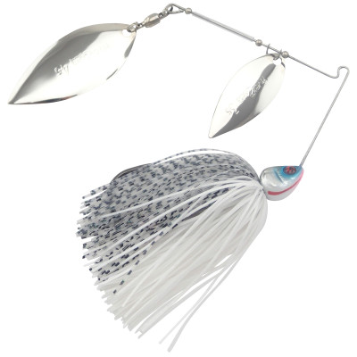 River2Sea Ish Monroe Bling Double Willow Spinnerbait Abalone Shad