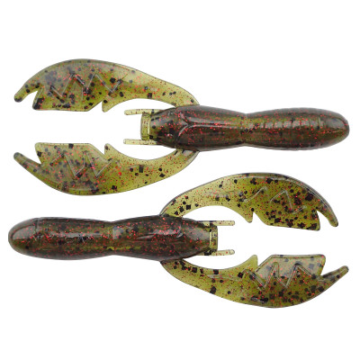 NetBait BaitFuel Infused Baby Paca Craw Soft Bait Watermelon Crawfish