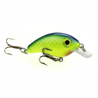 Strike King Bitsy Minnow - Chartreuse White