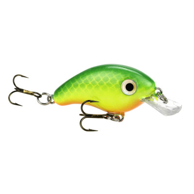 Strike King Bitsy Minnow Chartreuse Green Back