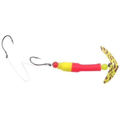 Mack's Lure Wally Pop Crawler Series, Chartreuse Black Tiger