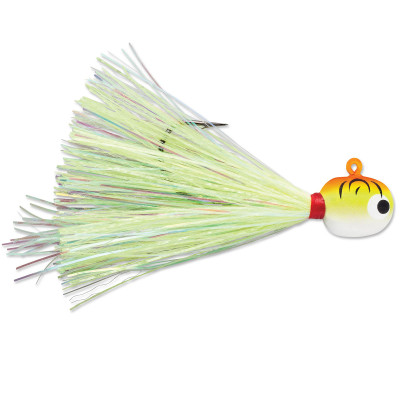 VMC Hot Skirt Glow Jig Orange Fire UV