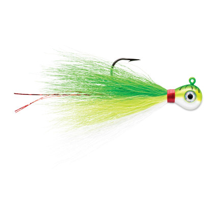 Kalin's Hand-Tied Bucktail Jig - 1/4 oz. - Glow/Orange/Chartreuse