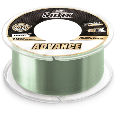 Sufix Advance Monofilament 17 lb Low-Vis Green