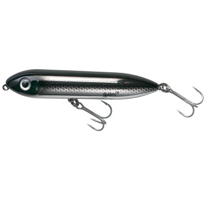 Heddon Super Spook Jr. Topwater Bait Black Shiner