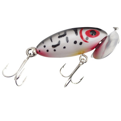 Arbogast G630-01 Jitterbug Fishing Lure, Bass, Muskie, Northern Pike,  Panfish, Red/White Lure