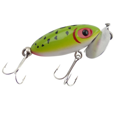 Arbogast Jitterbug Topwater Bass Fishing Lure - Excellent for Night Fishing,  Perch, G700 (4 1/2 in, 1 1/4 oz) (G700-05), Topwater Lures -  Canada