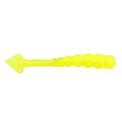 Lunkerhunt Spade Grub Bait Jar Chartreuse