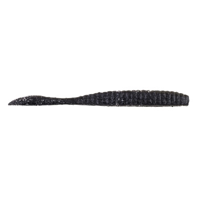 伯克利PowerBait MaxScent Flat Worm Soft Bait Black