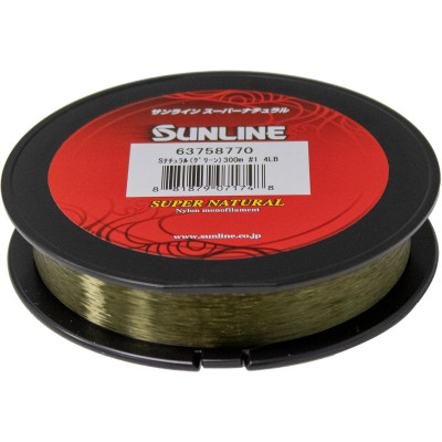 Sunline Super Natural Monofilament Line 10lb-330yd Jungle Green