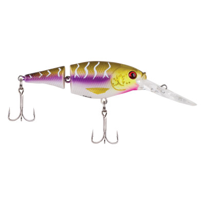 Berkley Flicker Shad Jointed Crankbait Purple Tiger