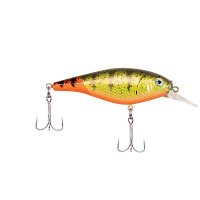 Berkley Flicker Shad Shallow Fishing Lure, HD Yellow Perch, 1/6 oz