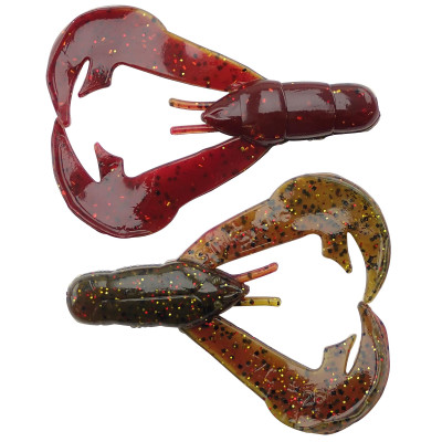 Strike King Rage Tail Craw Bait (Summer Craw, 4-Inch) 