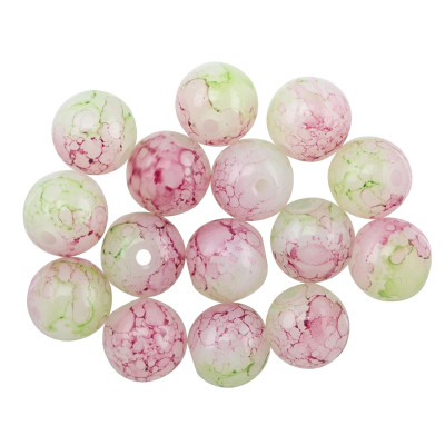 Creek Candy Bead Company Sinkz Beads Blood Shot Grape Lime