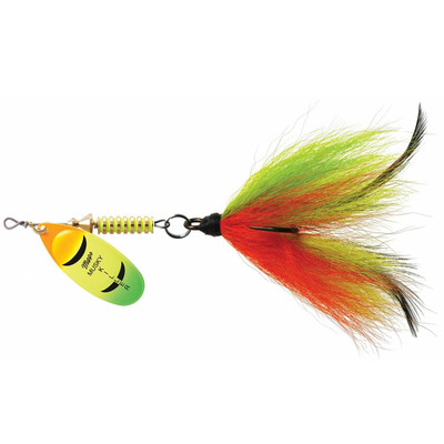 Mepps Musky Killer Spinner Hot Firetiger Blade-Firetiger Tail