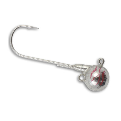 Northland Long Shank Fire-Ball Jigs Silver Tiger