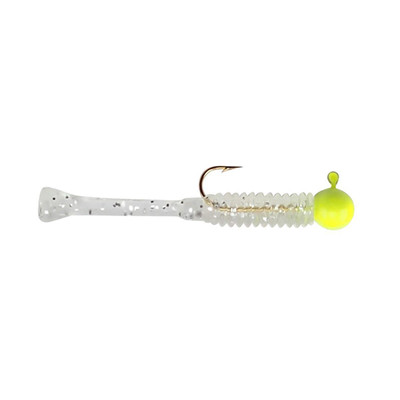 Cubby Mini-Mite Jigs Yellow-Clear-Glitter