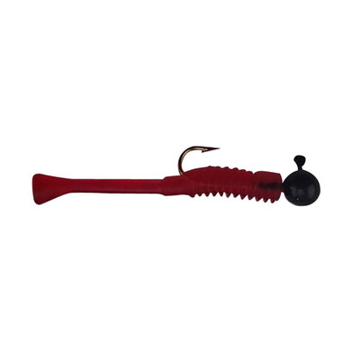 Cubby Mini-Mite Jigs Black-Red