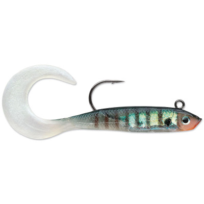 Storm WildEye Curl Tail Minnow 3 Pearl 1/8 oz.