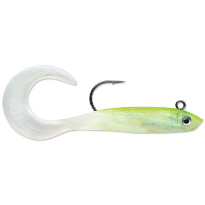Storm Wildeye Curl Tail Minnow Shiner Chartreuse Silver
