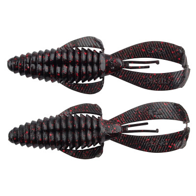 Strike King Rage Bug Soft Bait Black Neon