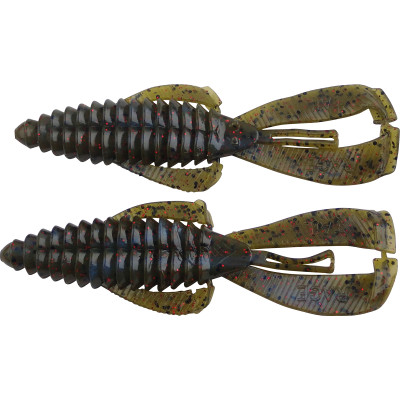 Strike King Rage Bug Soft Bait Blue Craw Red Flake