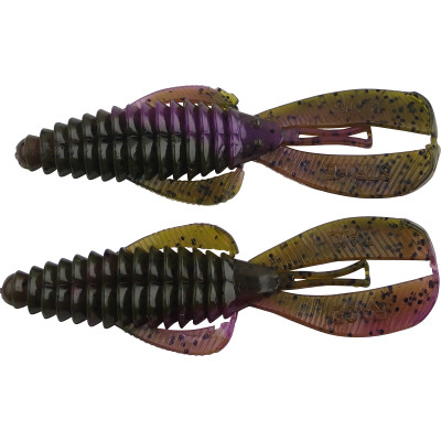 Strike King Rage Bug Soft Bait Green Pumpkin Purple Swirl