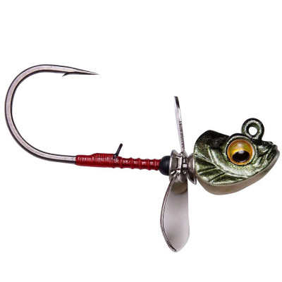 Megabass Okashira Jig Screwhead Weed Kamo II