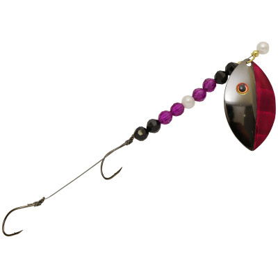 Challenger Lures 3D Worm Harness Bottom Bouncing Rig - Willow - #4 - U.V. Pink Panties