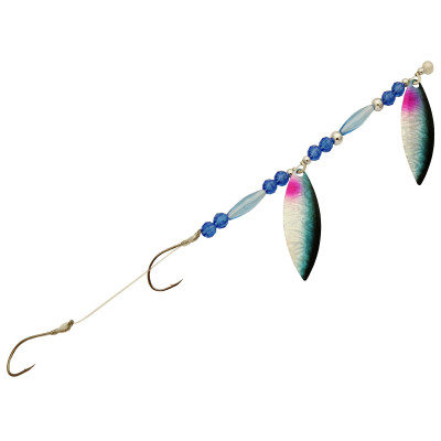 INVASION Willow Leaf Fishing Rig Multicolored (Size: 48 in.)