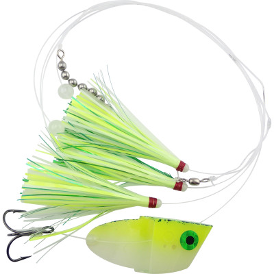 A-TOM-MIK Rhys Davis Meat Rig Chartreuse Glow Splatter