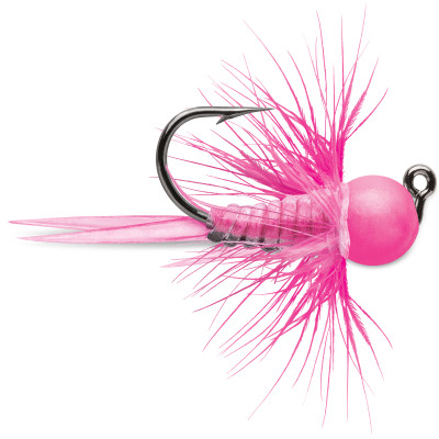 VMC Tungsten Bullfly Jig Glow Pink