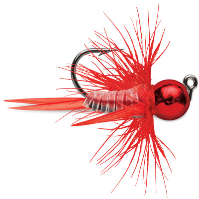 Jig Fishing Big Bluegill!, Jeremy Smith and Dan Lindner are targeting  post-spawn bluegill on the weed edge. The Tungsten Bullfly Jig from VMC is  a great option for triggering these