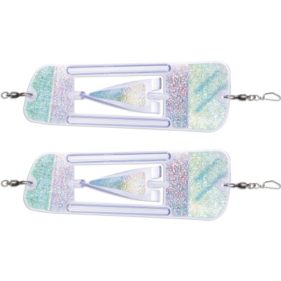 Luhr Jensen Coyote Cyclone Flasher Fish Candy Purple Moon Jelly UV