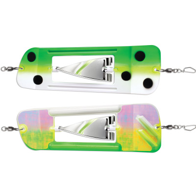 Luhr Jensen Coyote Cyclone Flasher Froggy Glow Moon Jelly