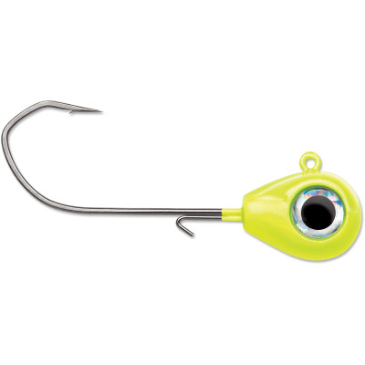 VMC Sleek Jig Heads Chartreuse