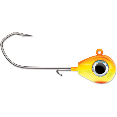 VMC Sleek Jig Heads Chartreuse Orange