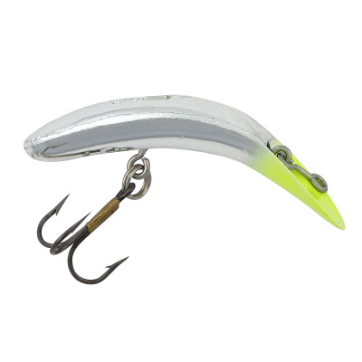 Worden's Original Flatfish - F3/F4/F5/F6/F7 Metallic Silver Chartreuse