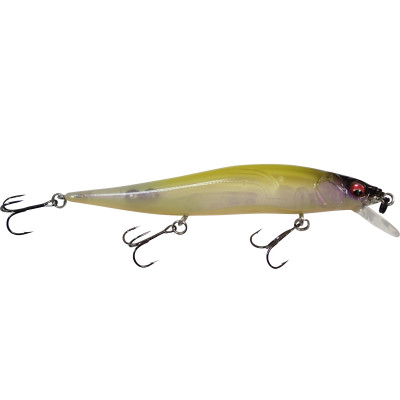 Megabass Vision Oneten Jr. Jerkbait PM Twilight Chartreuse Back