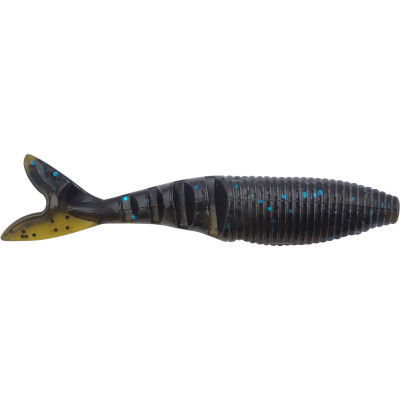 Yamamoto Zako Swimbait Black w/Blue Flake/Green Pumpkin w/ Black Flake Laminate