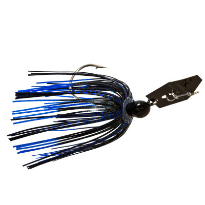 Z-Man ChatterBait Blue Black - Black Nickel Blade